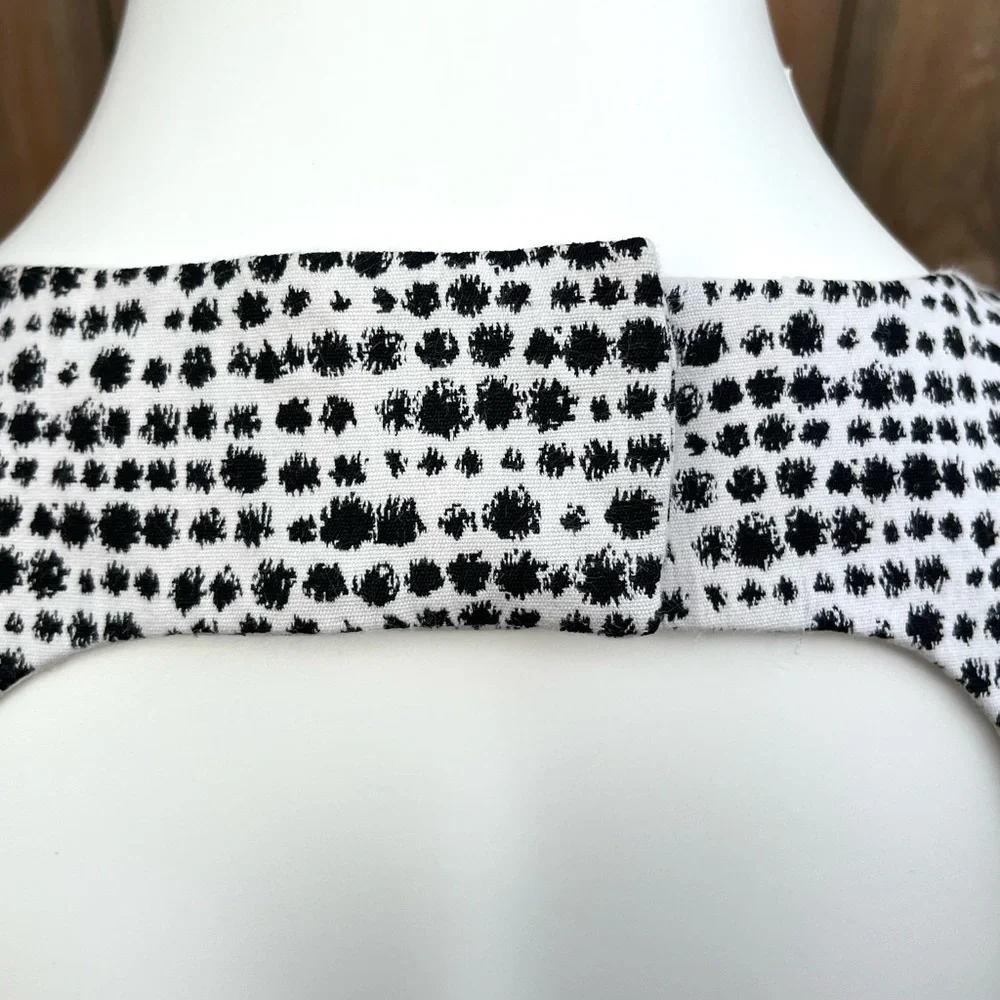 FINAL PRICE: Banana Republic Black and White Dotted Dress - Picture 5 of 9